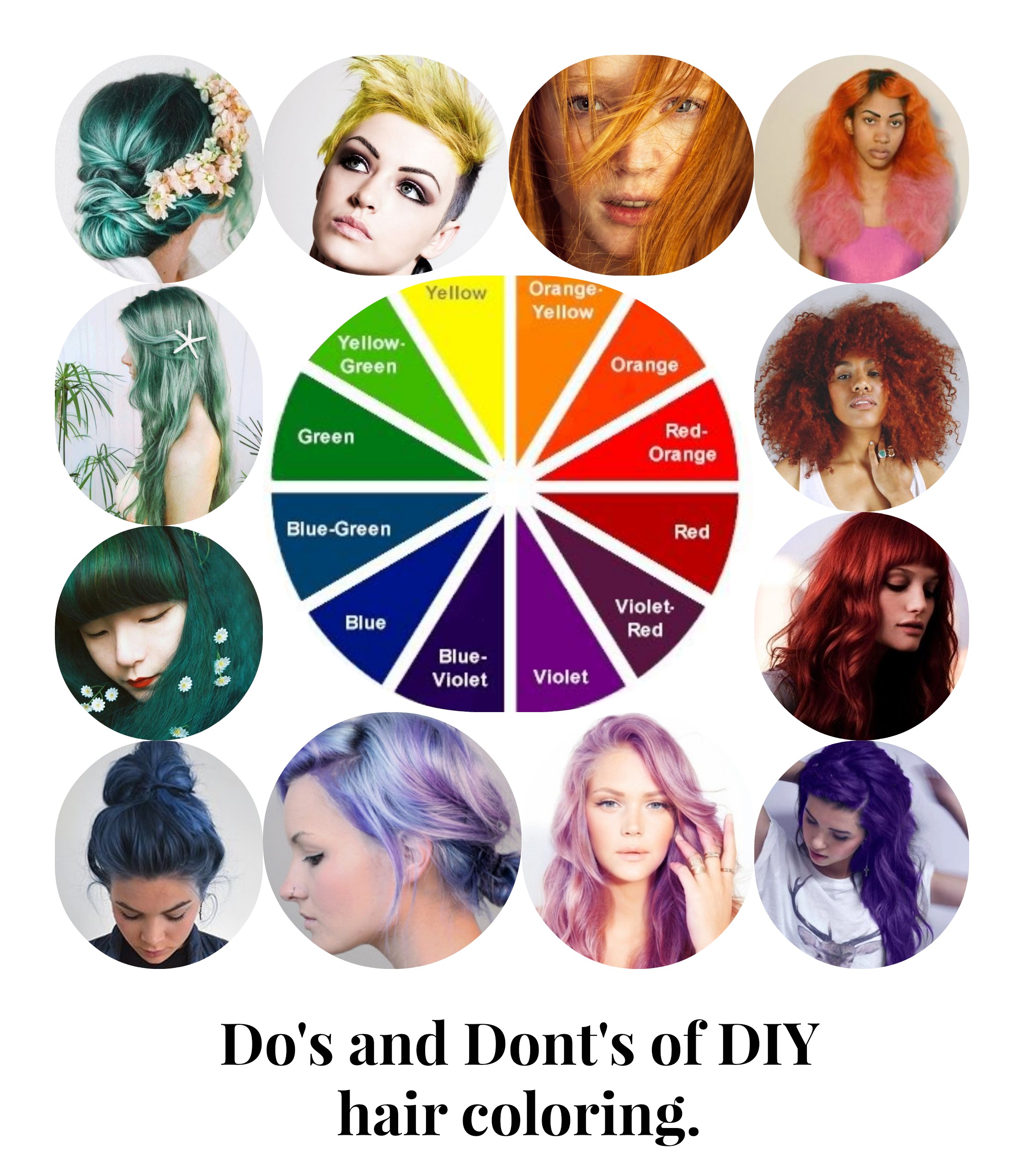 Hair Color Chart  Template Free Download  Speedy Template